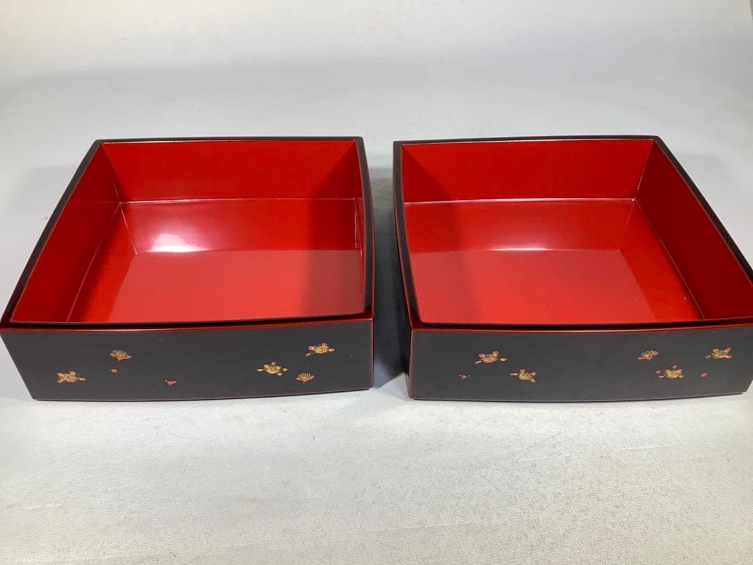 輪島塗　重箱　三段重　漆器　茶道具　送料無料