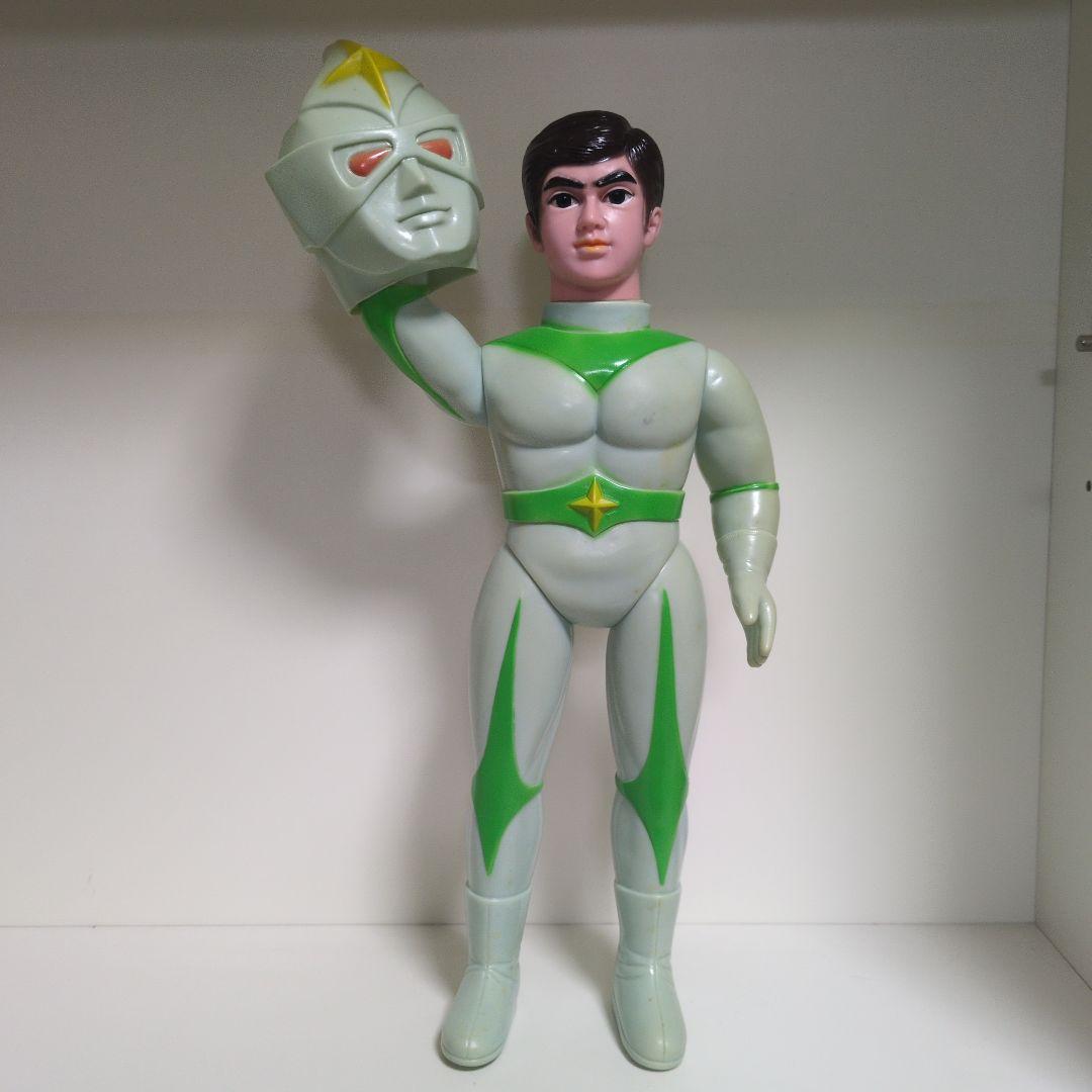 ミラーマン 面取れ ジャイアントサイズ ソフビ ブルマァク 昭和レトロ 特撮