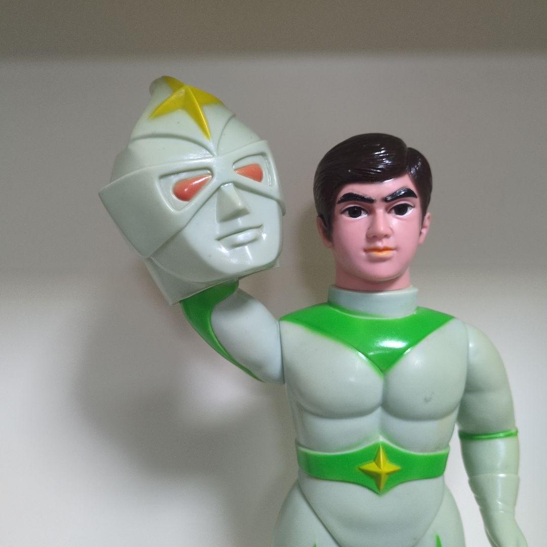 ミラーマン 面取れ ジャイアントサイズ ソフビ ブルマァク 昭和レトロ 特撮