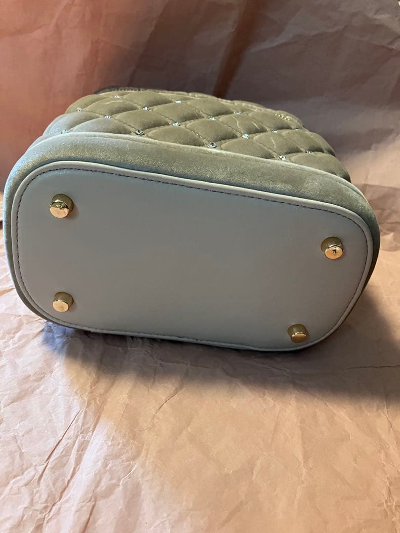 2WAY リボンチャームキルティングバニティバッグ　RANDA ピンク