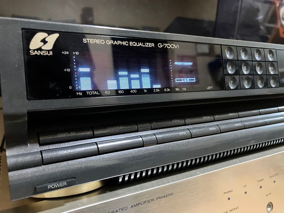 【美品・動作品】SANSUI G-700V1 デュアルスペクトラムアナライザー