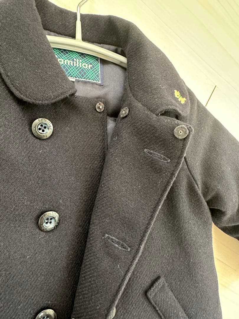 美品　familiar コート 80センチ