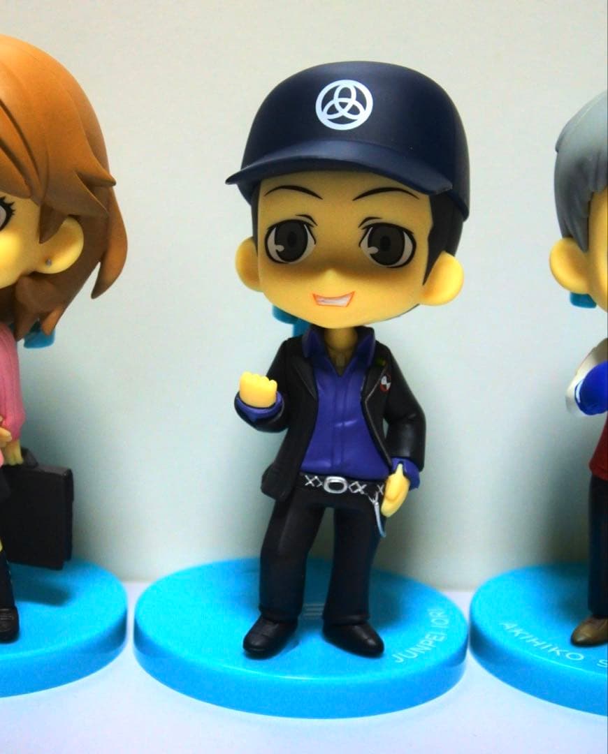 ペルソナ3 ハッピーくじ ちびフィギュア 結城理 岳羽ゆかり 伊織順平 真田明彦