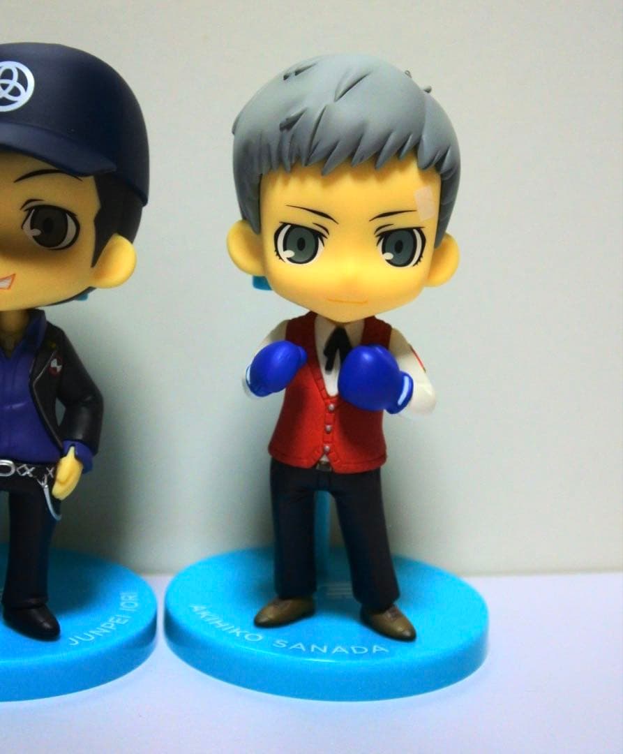 ペルソナ3 ハッピーくじ ちびフィギュア 結城理 岳羽ゆかり 伊織順平 真田明彦