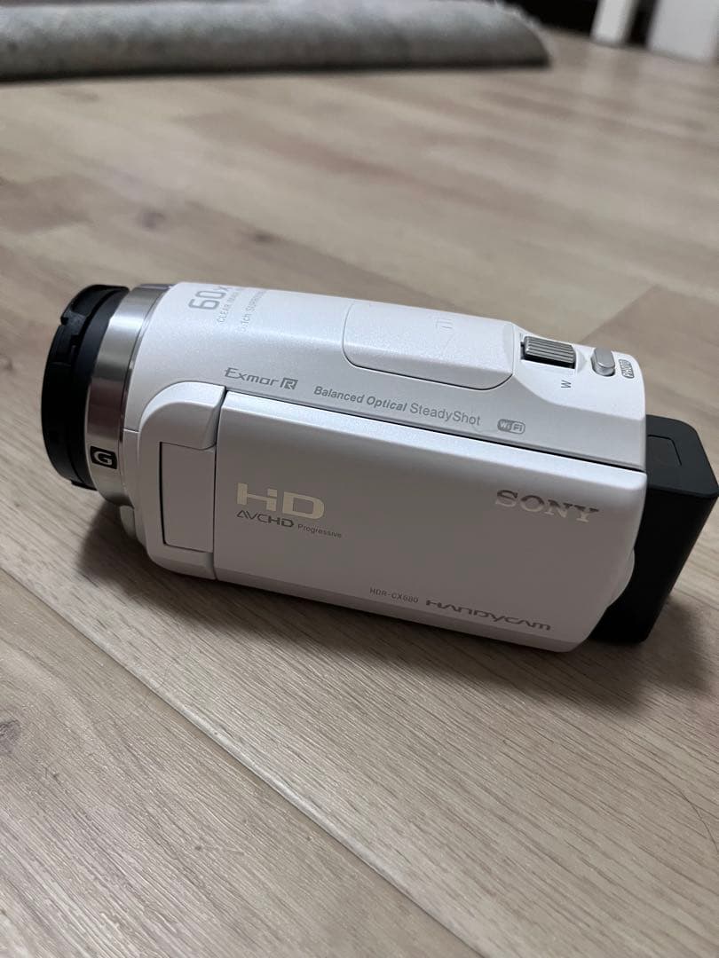 Sony HDR-CX680 ビデオカメラ 本体　ホワイト