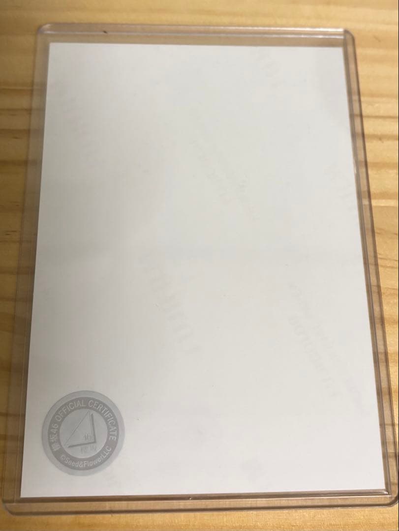 櫻坂46 森田ひかる 直筆サイン 3rd アニラ衣装 ヨリ