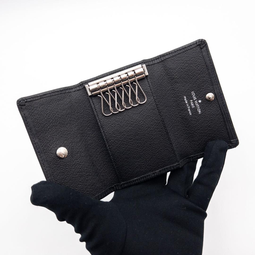 【極美品】新型ICチップ　ルイヴィトン　ミュルティクレ6 エピ　キーケース　黒