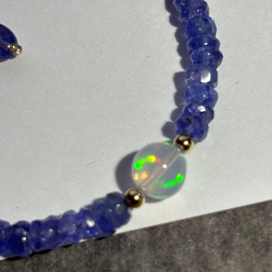 【桃色の雲】エチオピア産オパール丸玉✴︎14kgfブレスレットB141他