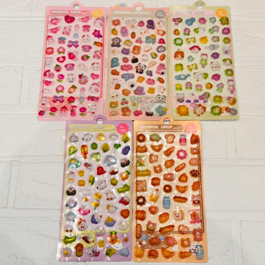 シール400シート　ブルー、オレンジ各200シート