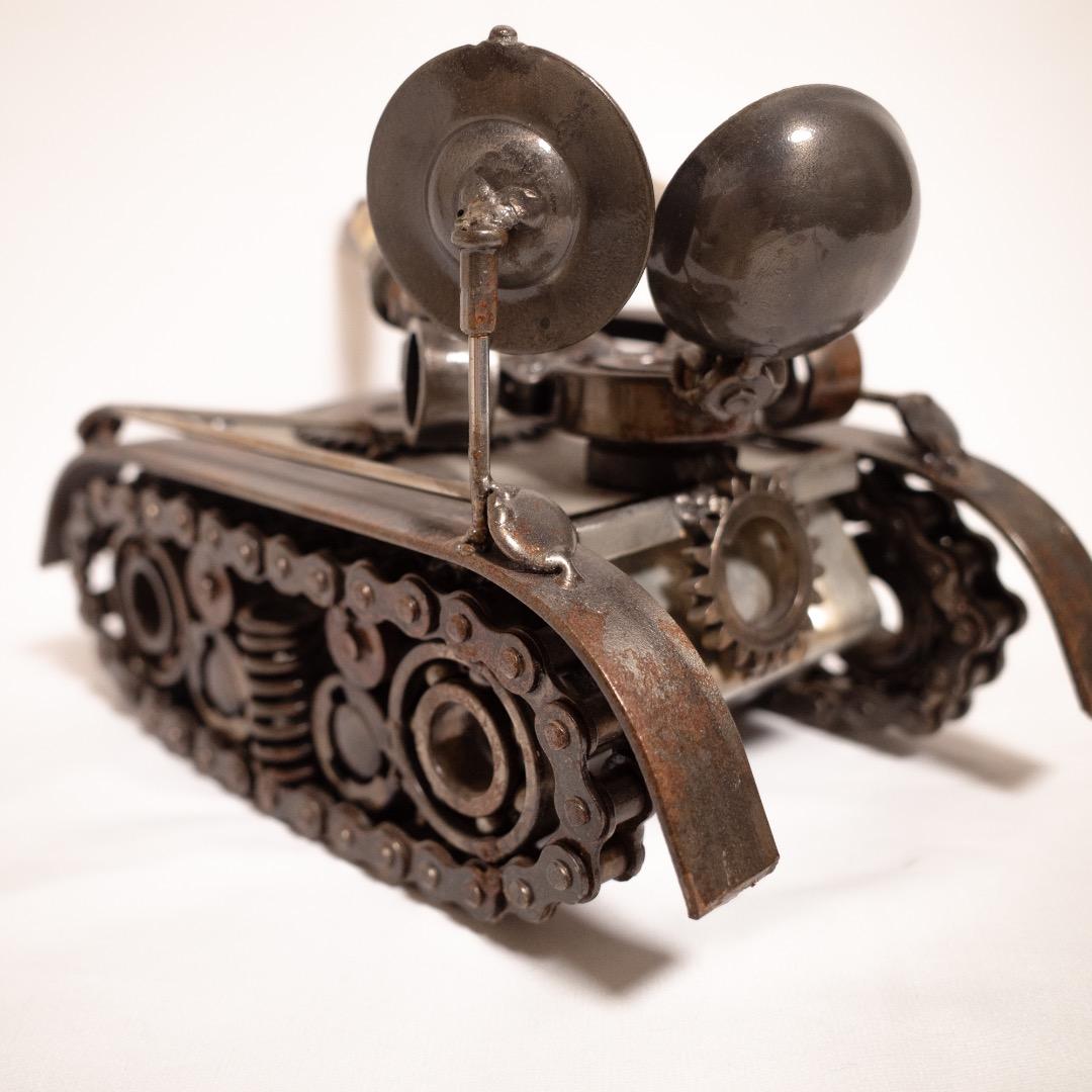 廃材アート 戦車 鉄