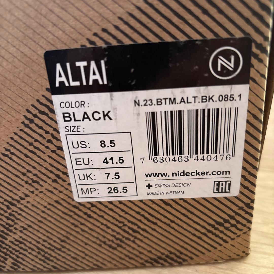 NIDECKER ALTAI ブラック 26.5cm