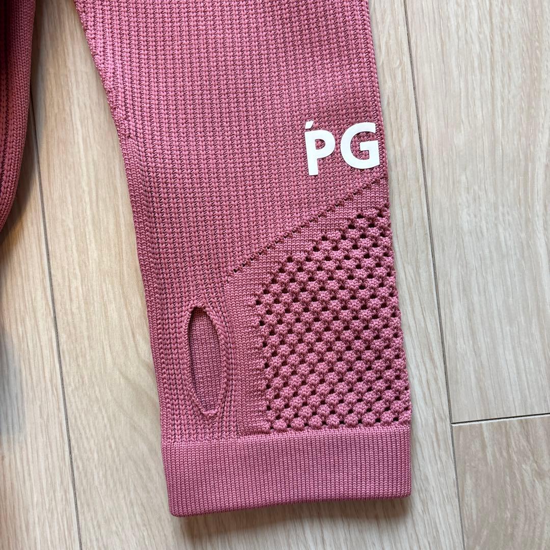 最終お値引き！　PGG アウター　パーカー　くすみピンク　0サイズ　フリル