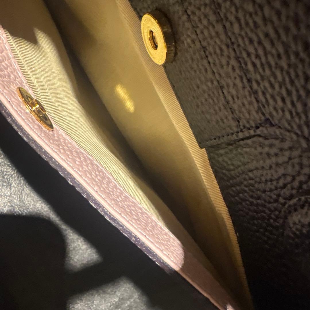 A.D.M.Jバック　濃紺＆淡いピンク