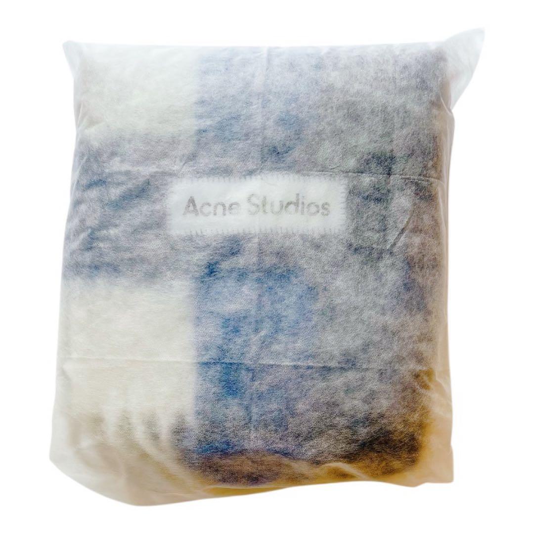 【正規品】Acne Studios アクネ マフラー モヘア ブルー 保管布袋付