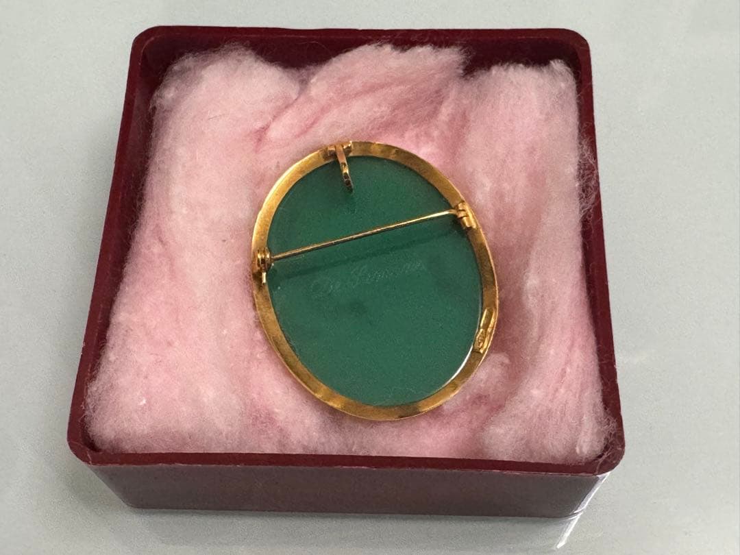 カメオ　CAMEO K18 ペンダントトップ　ブローチ