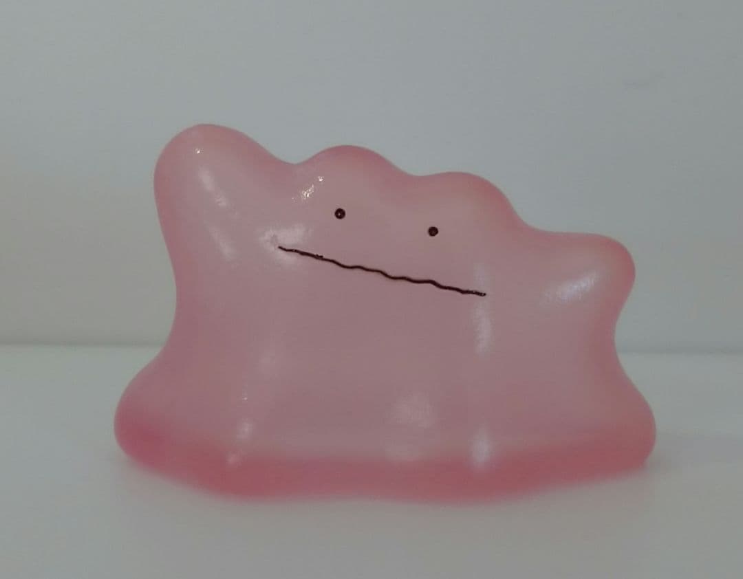 o139.【未使用品】メタモン　クリア　ポケモン キッズ　指人形　　希少　レア