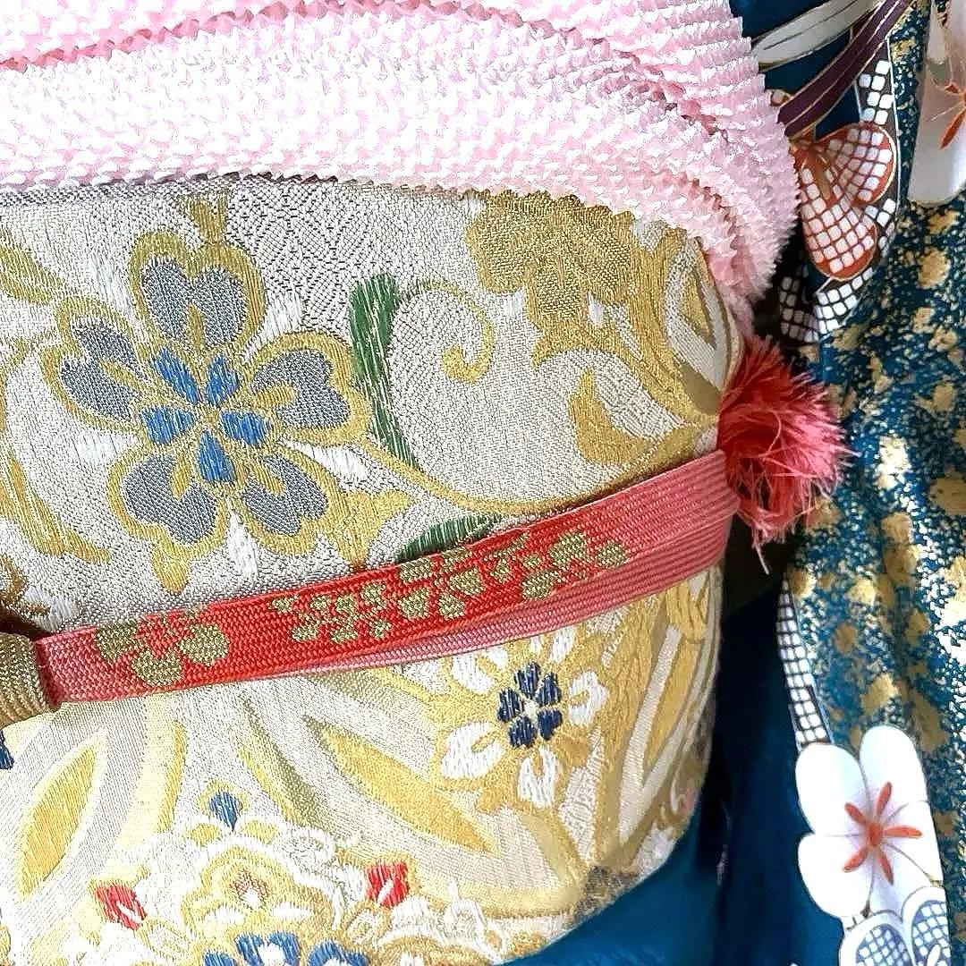 振袖フルセット　手描き友禅　紋意匠　成人式振袖　振袖　裄丈68