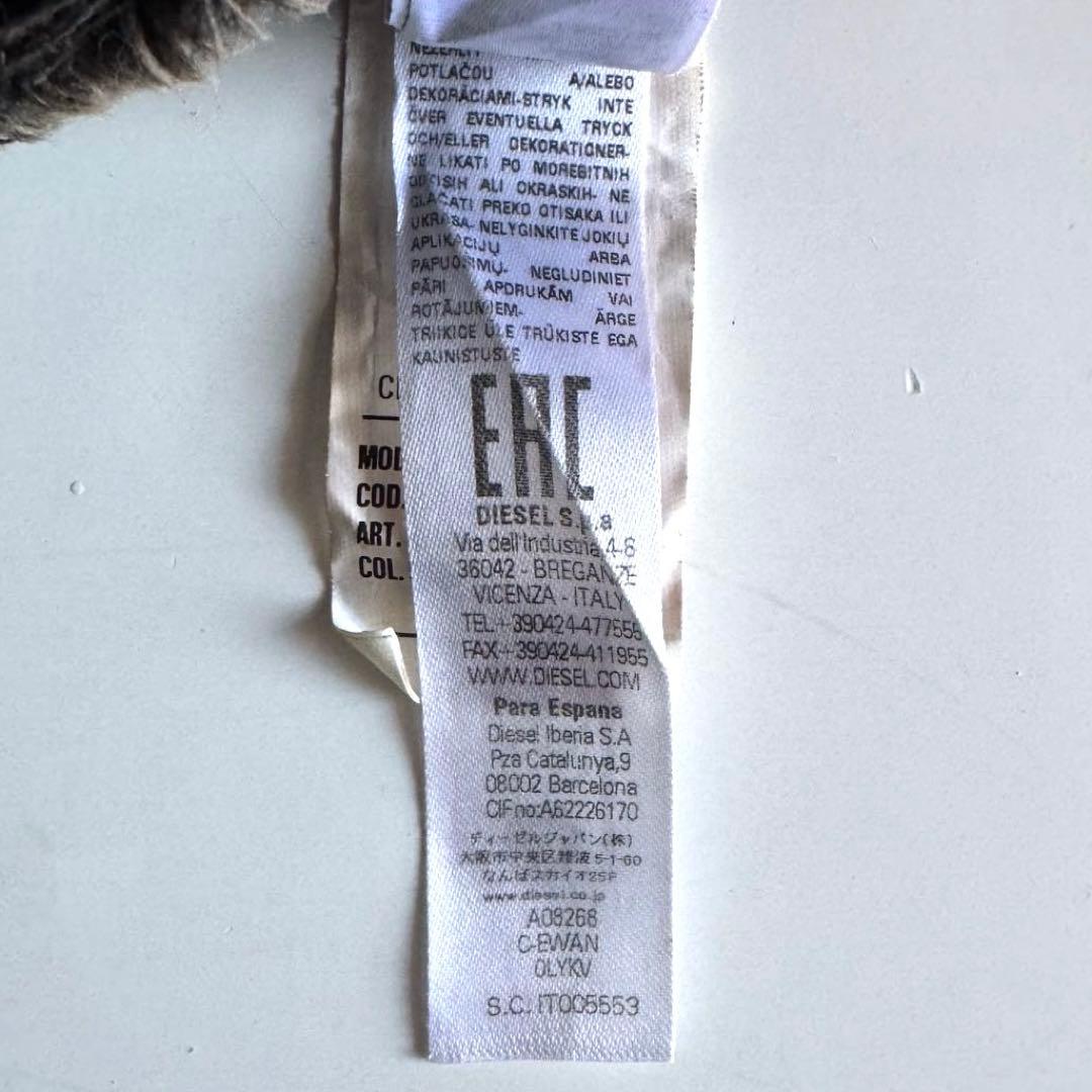 ディーゼル　C-Ewan　アジャスタブルキャップ　デストロイ加工　22AW