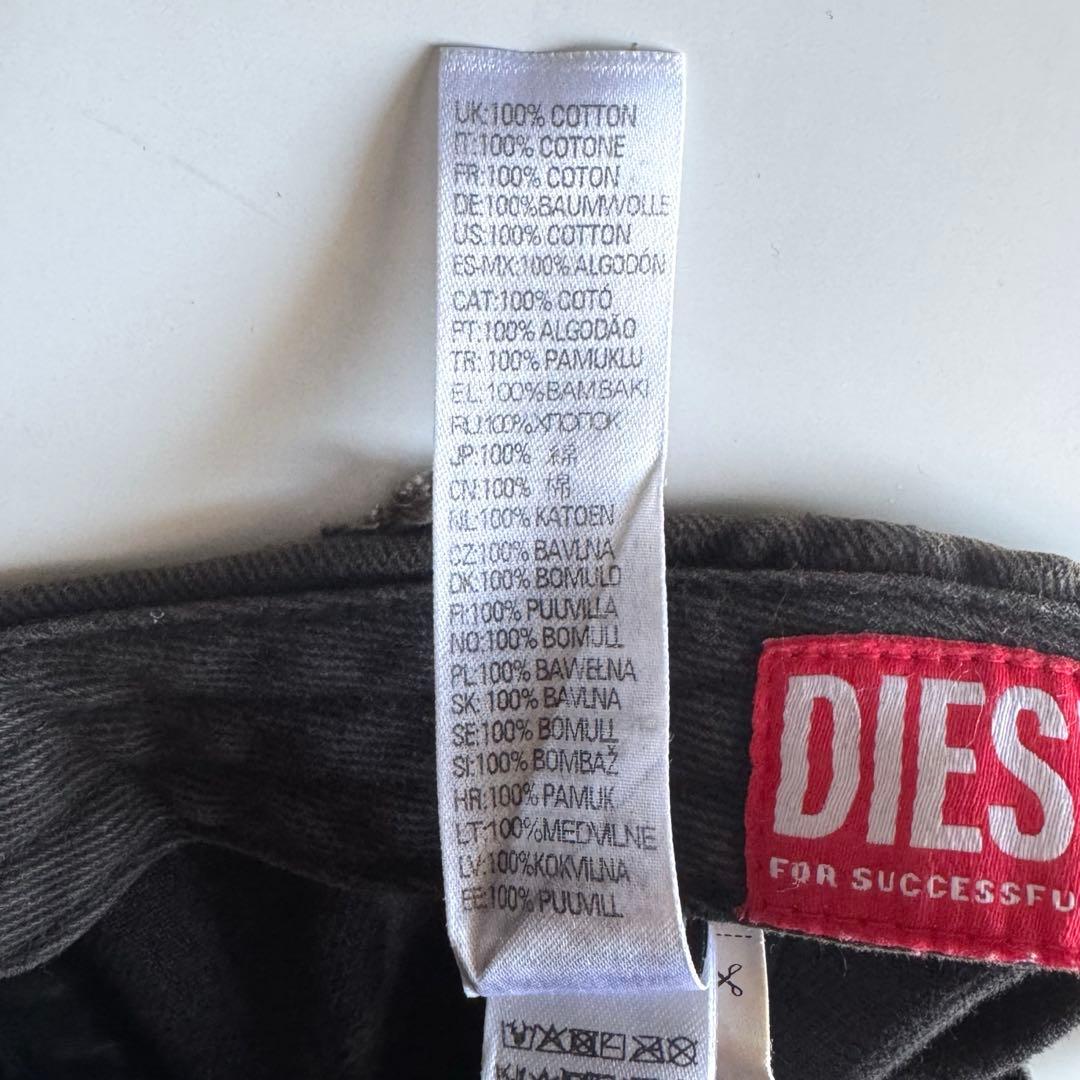 ディーゼル　C-Ewan　アジャスタブルキャップ　デストロイ加工　22AW