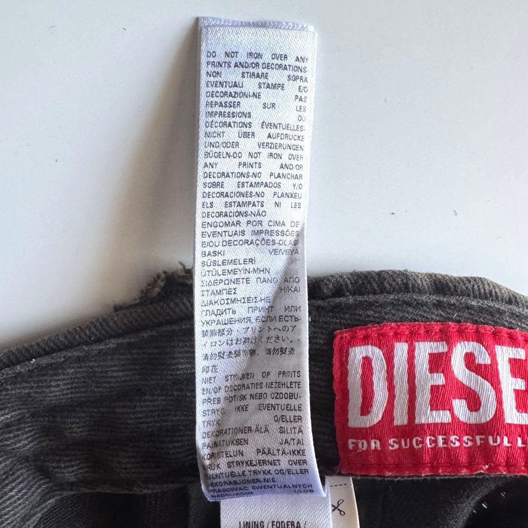 ディーゼル　C-Ewan　アジャスタブルキャップ　デストロイ加工　22AW