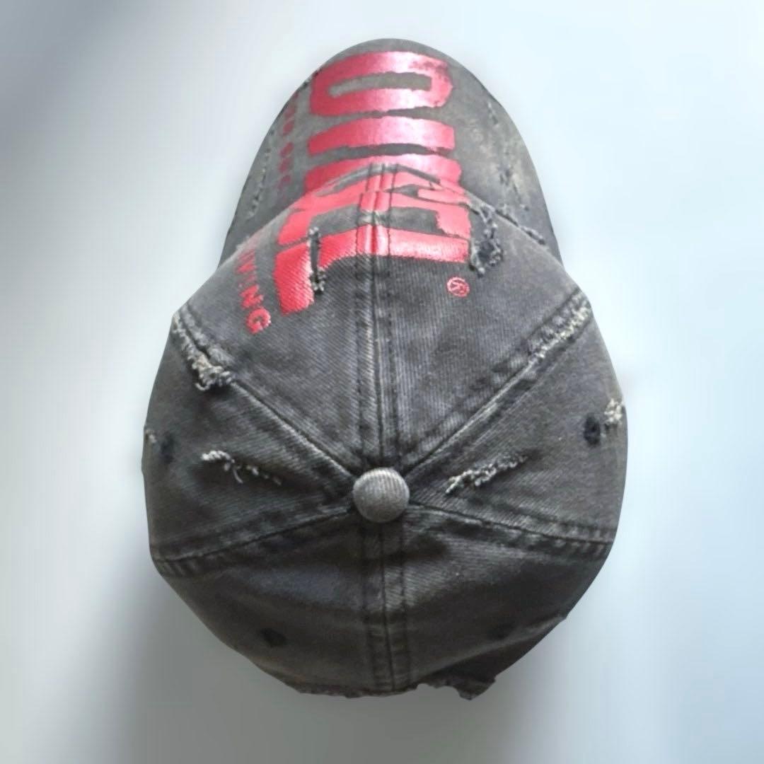 ディーゼル　C-Ewan　アジャスタブルキャップ　デストロイ加工　22AW