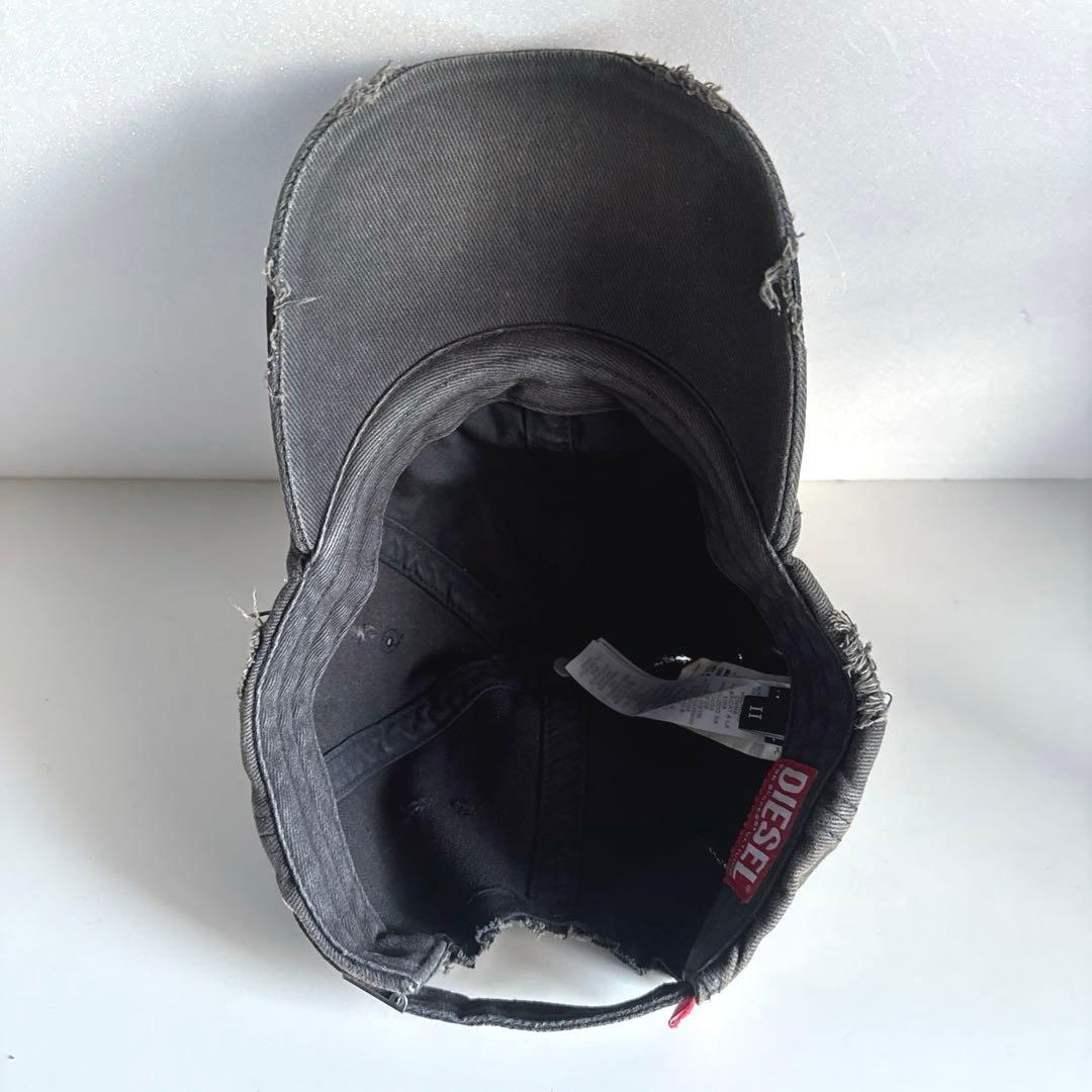 ディーゼル　C-Ewan　アジャスタブルキャップ　デストロイ加工　22AW