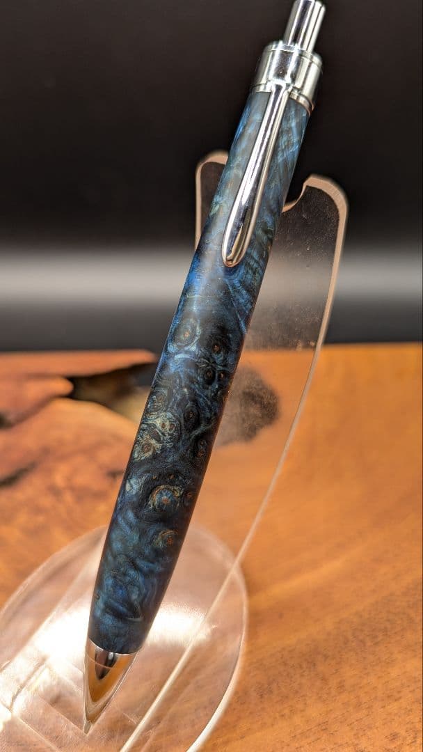 612スタビライズドウッドバーチバール　木軸シャーペン　ボールペン