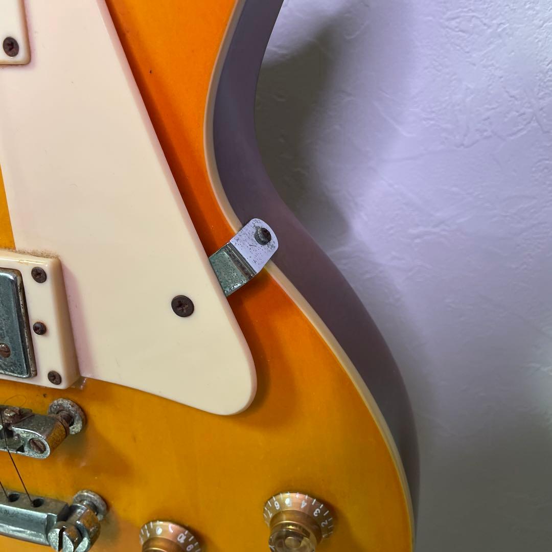 レスポールタイプ エレキギター オレンジ　Maison