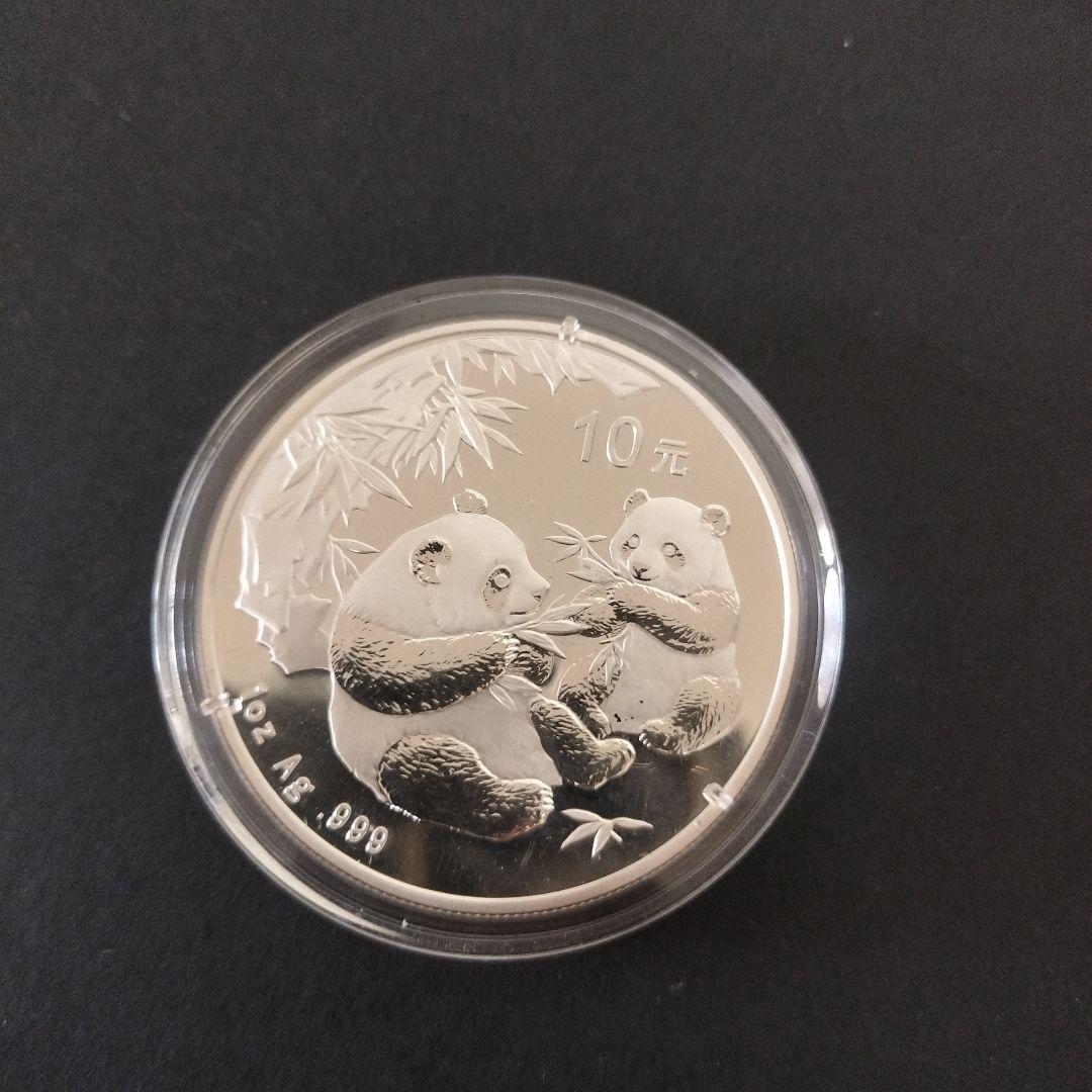 中国 パンダ 1oz 銀貨 2006年