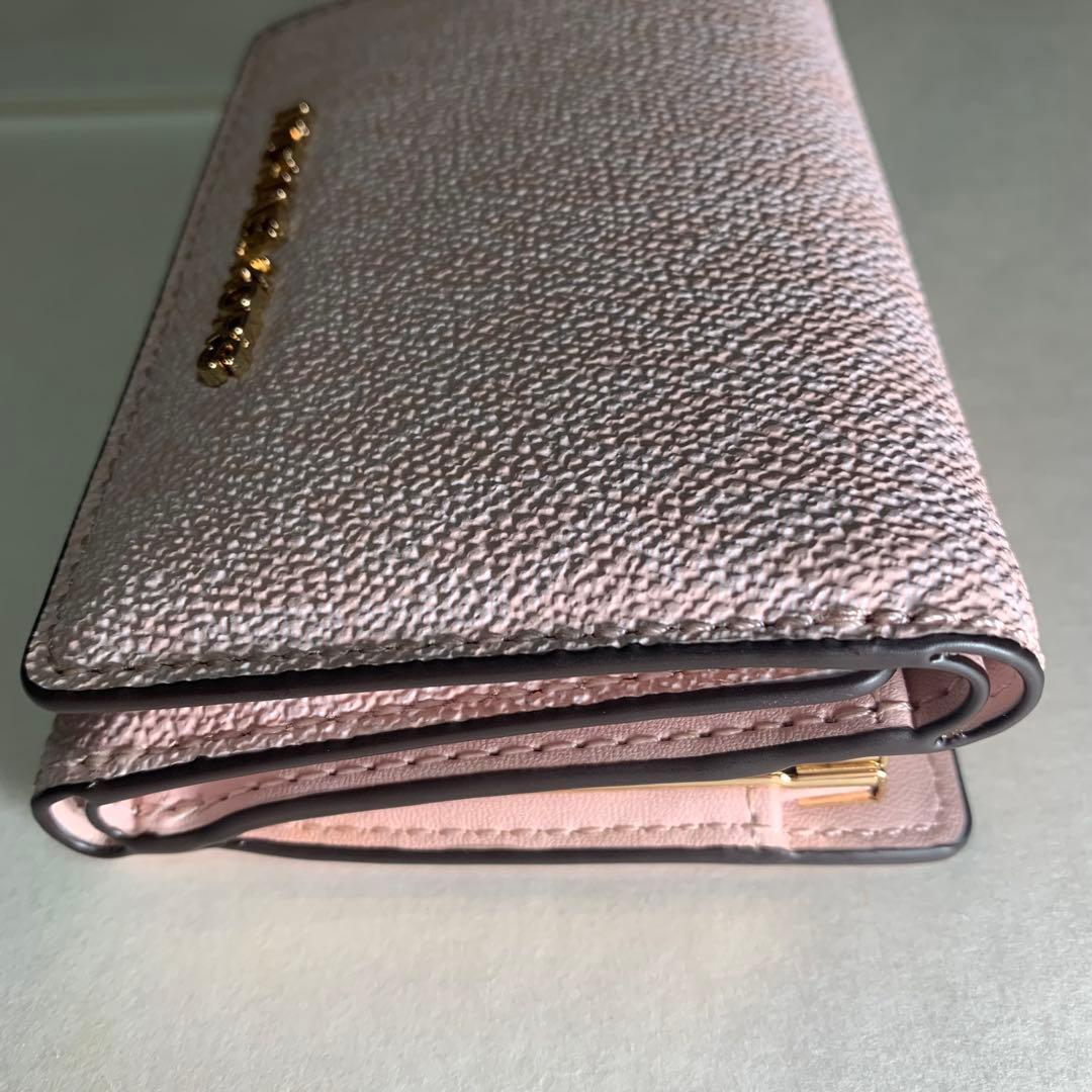 新品MICHAEL KORS マイケルコース 折り財布　ピンク