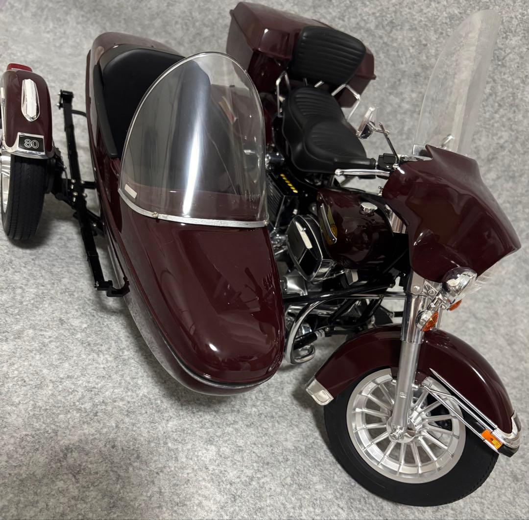 希少品ハーレーダビッドソン FLH クラシック サイドカー 1/6 タミヤ