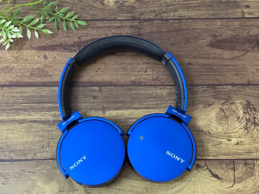 SONY MDR-XB650BT ワイヤレスヘッドホン 青