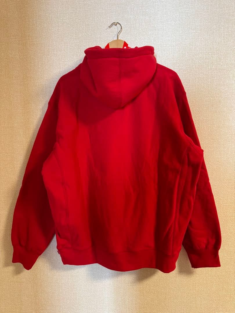 新品 Supreme フーディ 21SS赤 パーカー Lサイズ