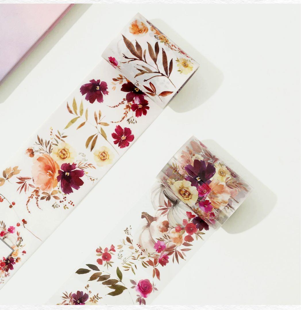 ⭐️SALE⭐️WT《野薔薇》 PETテープ　海外マスキングテープ