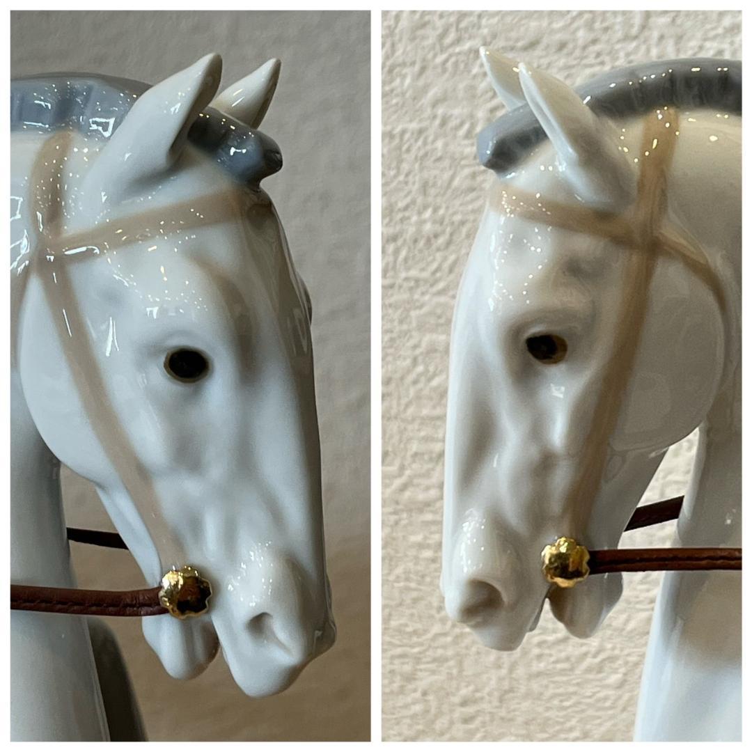 【新品未使用品】LLADRO リヤドロ「白い馬の少女」フィギュリン 陶磁器