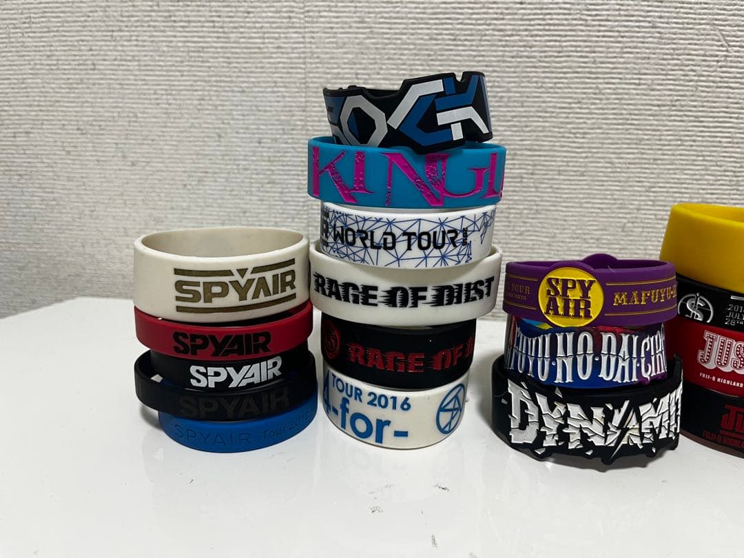 SPYAIR 【レアモノあり】ラバーバンド24個 バッジ セット