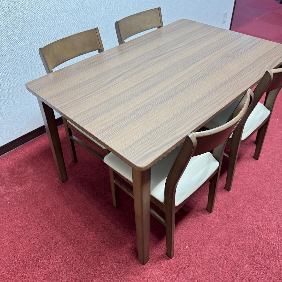 東京23区送料無料　モデルハウス展示品未使用　ニトリ5点ダイニングセット