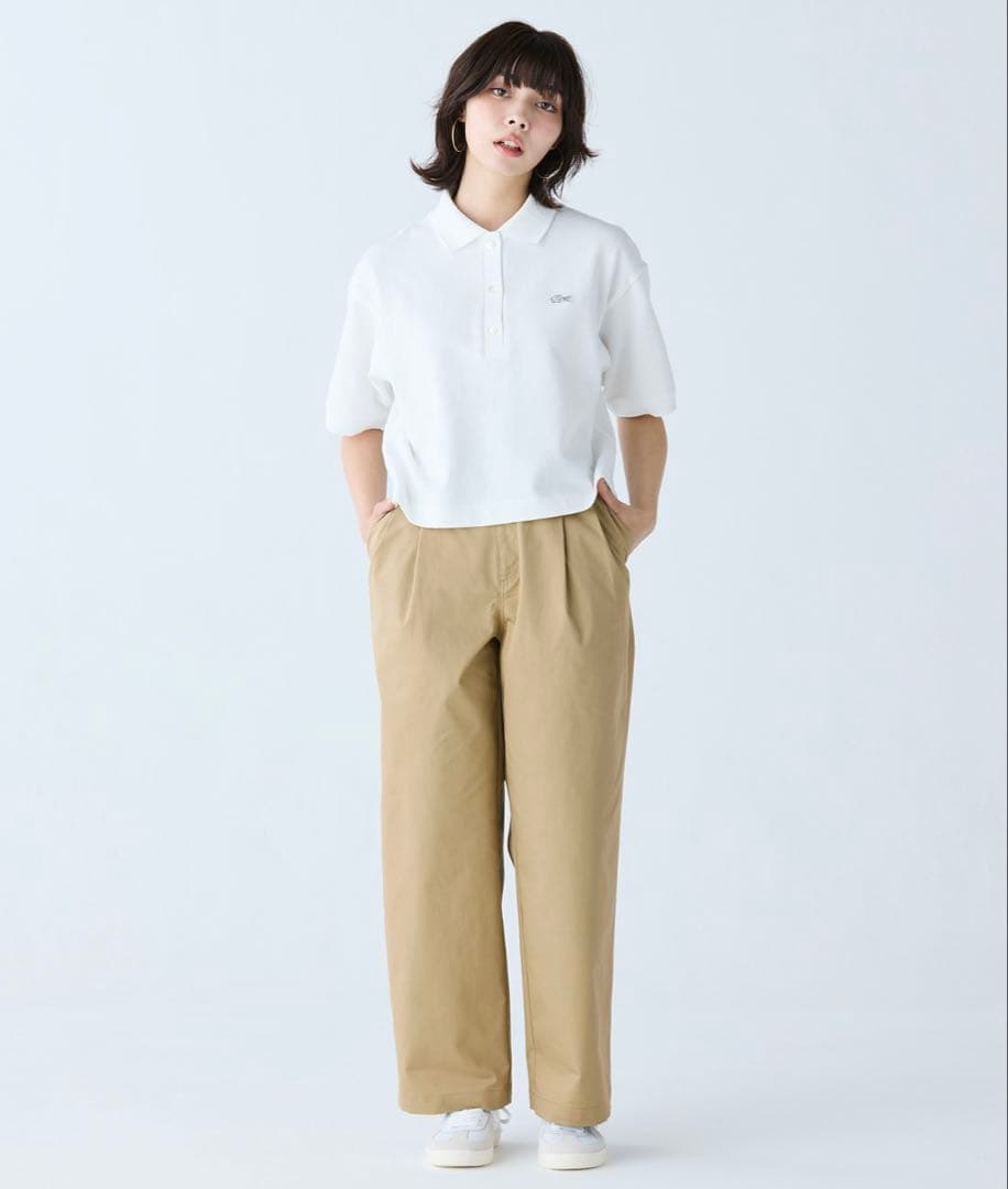 LACOSTE ラコステポロシャツ 白　半袖