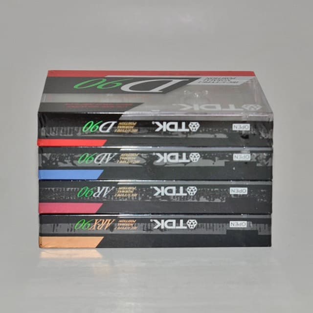 [希少]TDK CASSETTE TAPE Dシリーズ[海外版]4種セット