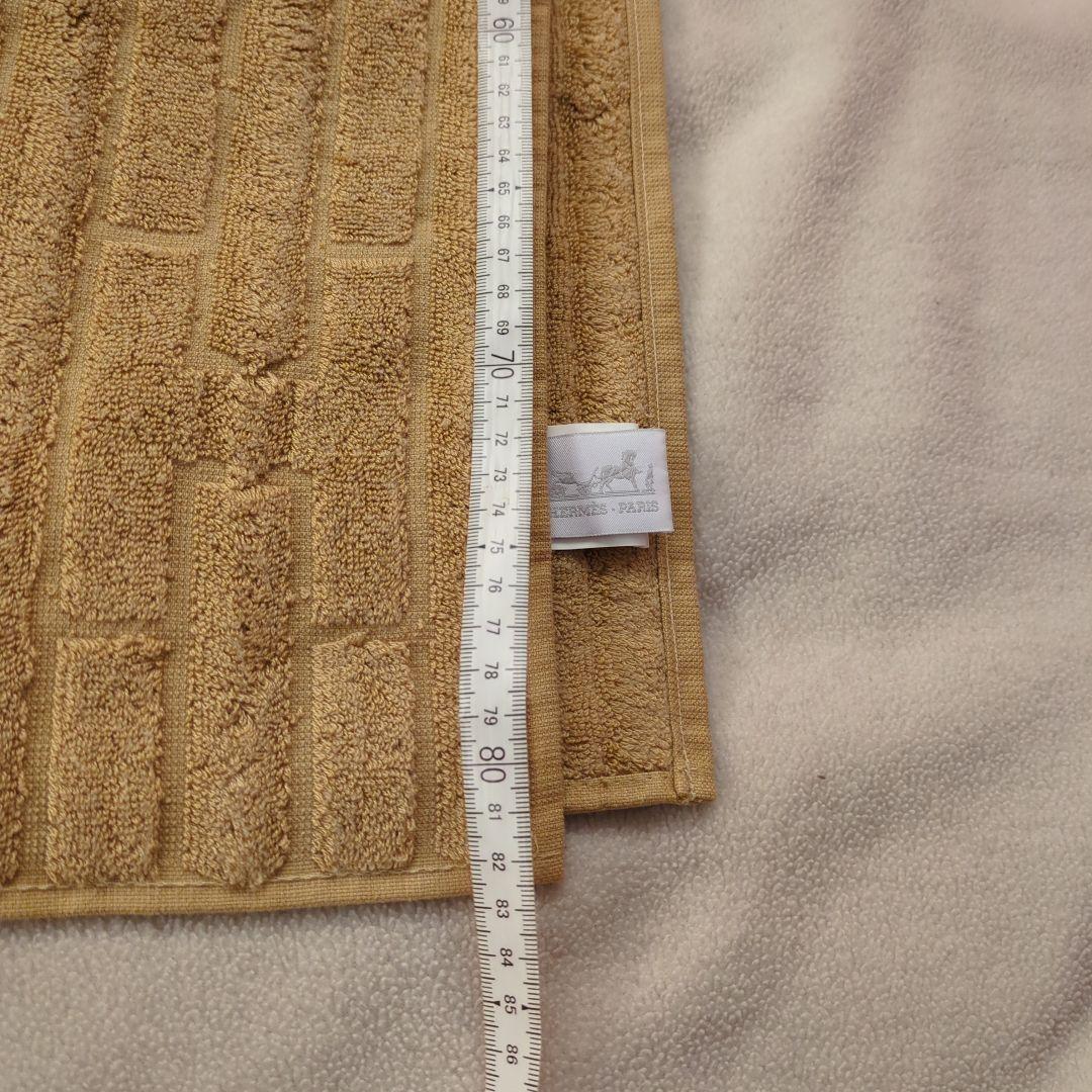 【未使用】エルメス　ラビリンス　ビーチタオル　165×99cmベージュバスタオル