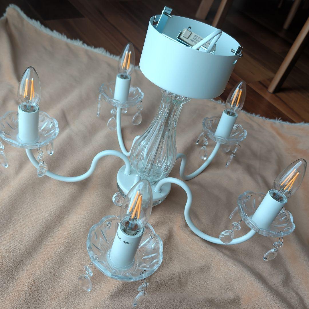 イケア　フッティオ　5アーム　シャンデリア