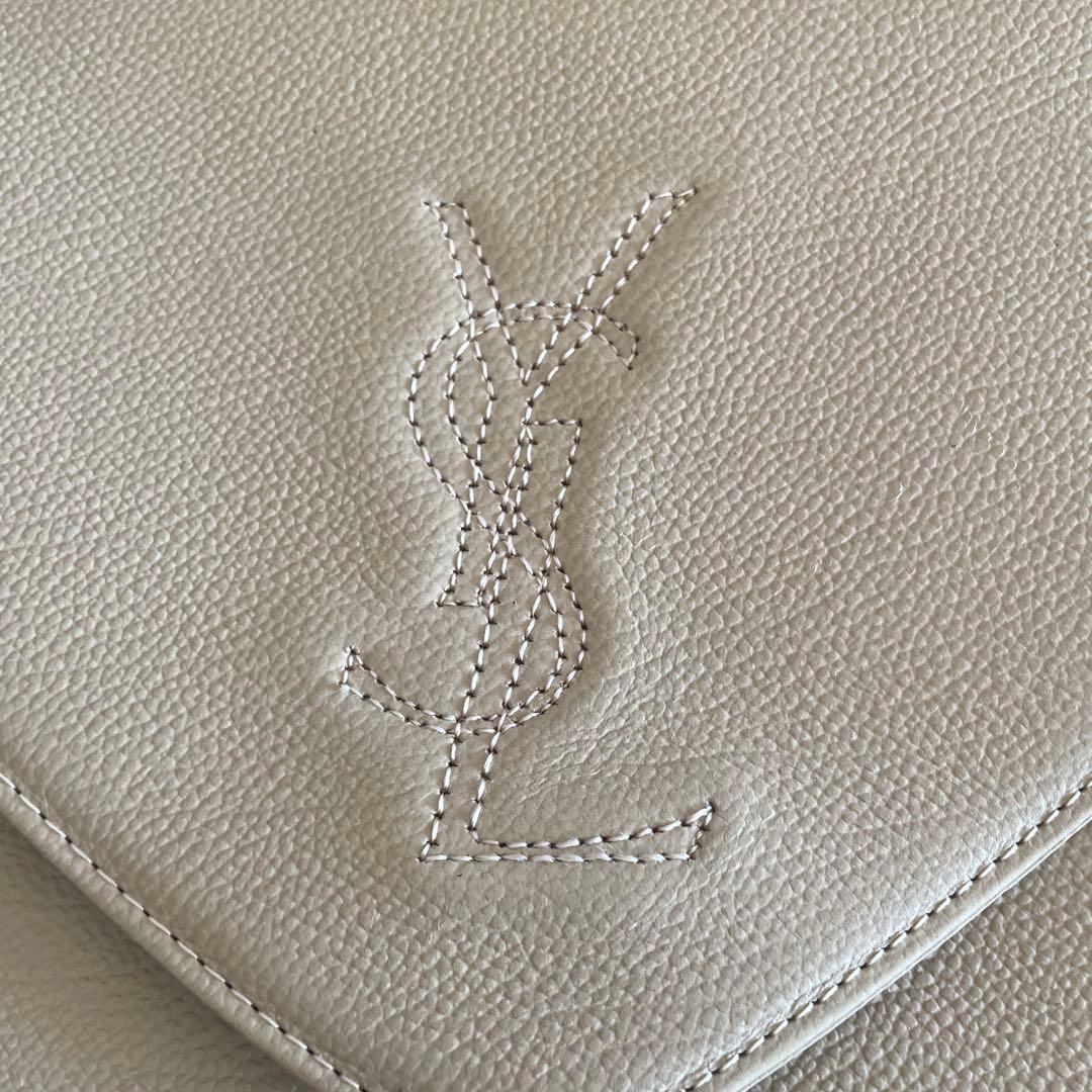 イヴ・サンローラン　ハンドバッグベージュ