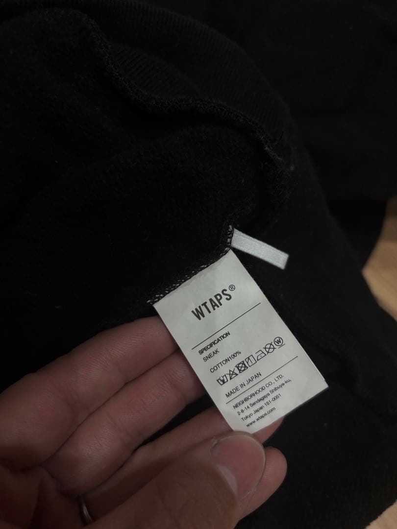 WTAPS ブラック パーカー LLW 美品　早い者勝ち　人気希少モデル