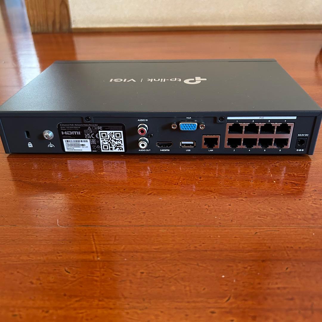 防犯カメラ ビデオレコーダー 2TB LANケーブル まとめ売り