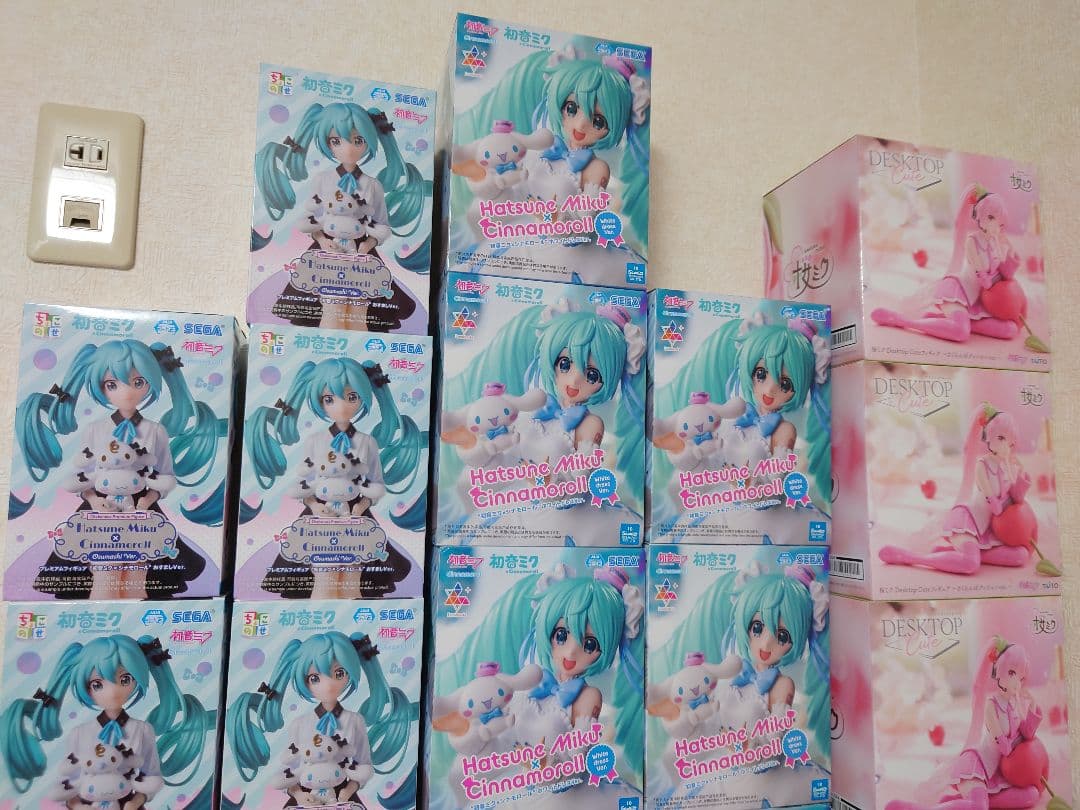 初音ミク　シナモンロール　桜ミク　Desktopcute　計28個