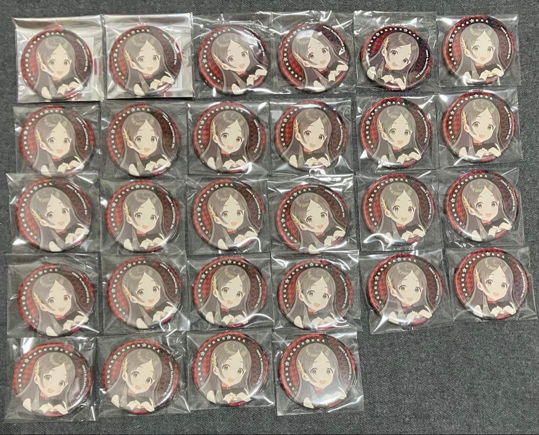 学園アイドルマスター　カラオケの鉄人コラボ　缶バッジ　等身　倉本千奈　28個