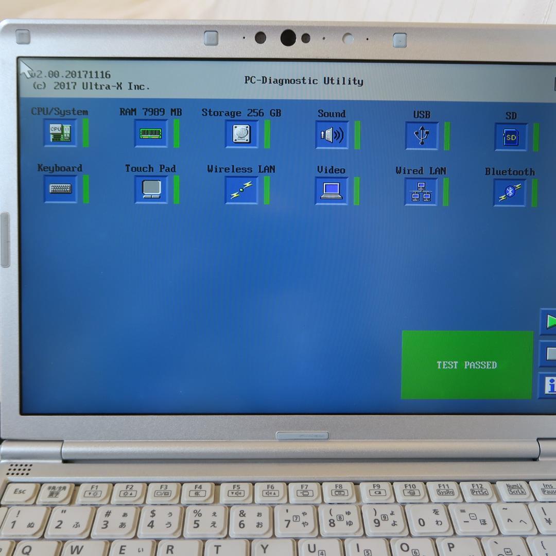 レッツノート SV7／i5-第8世代／メモリ8GB／Office 2024