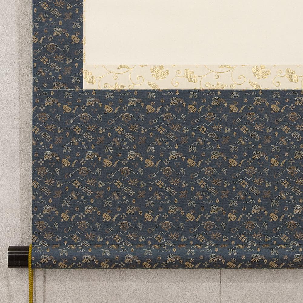 掛軸 茶掛 横物 森清範 一行書「天翔清泉寿」共箱 清水寺貫主