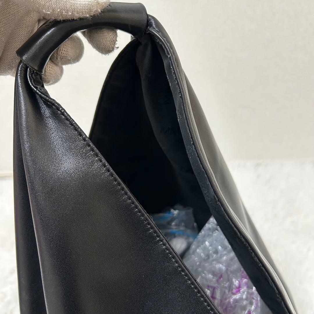 【美品✨ミディアムサイズ/大容量】メゾンマルジェラ　ジャパニーズバッグ　黒　人気