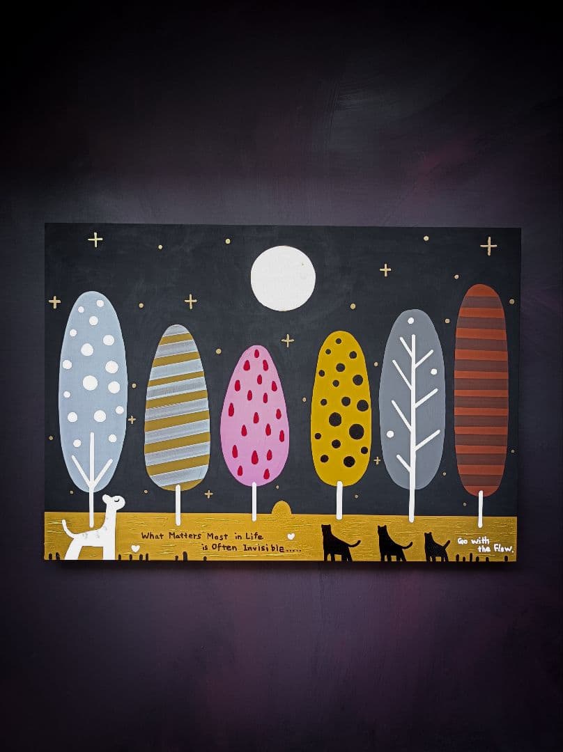 ✿月野乃亜 原画 2025年／594×420mm 現代アート 250903